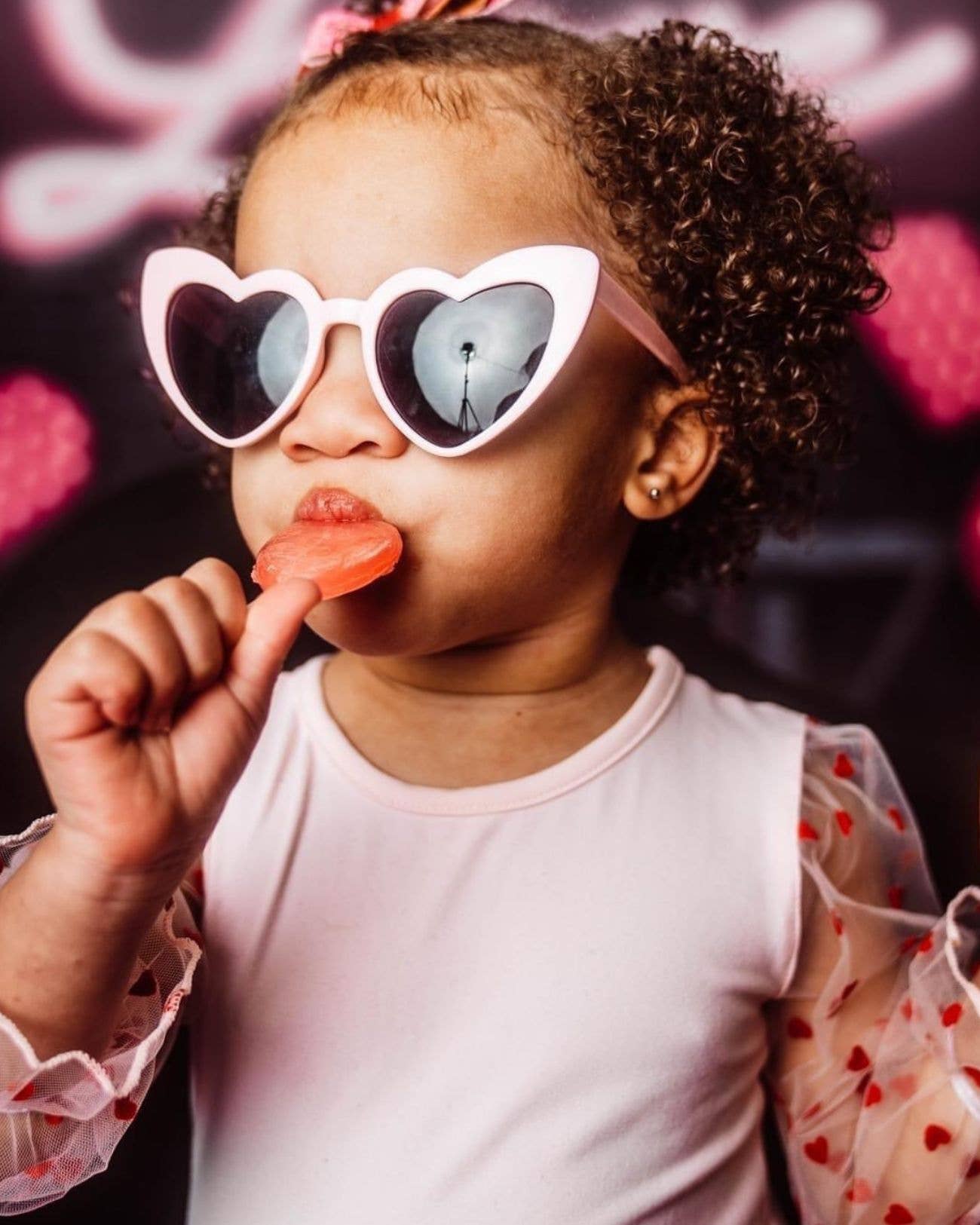 Destinee Sheer Sleeve Top & Leotard - Queen of Hearts