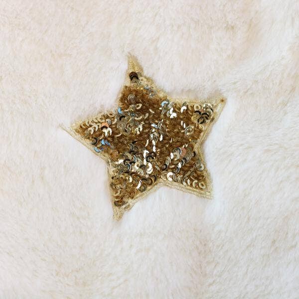 A50 91583 Sequin Star Furry Vest