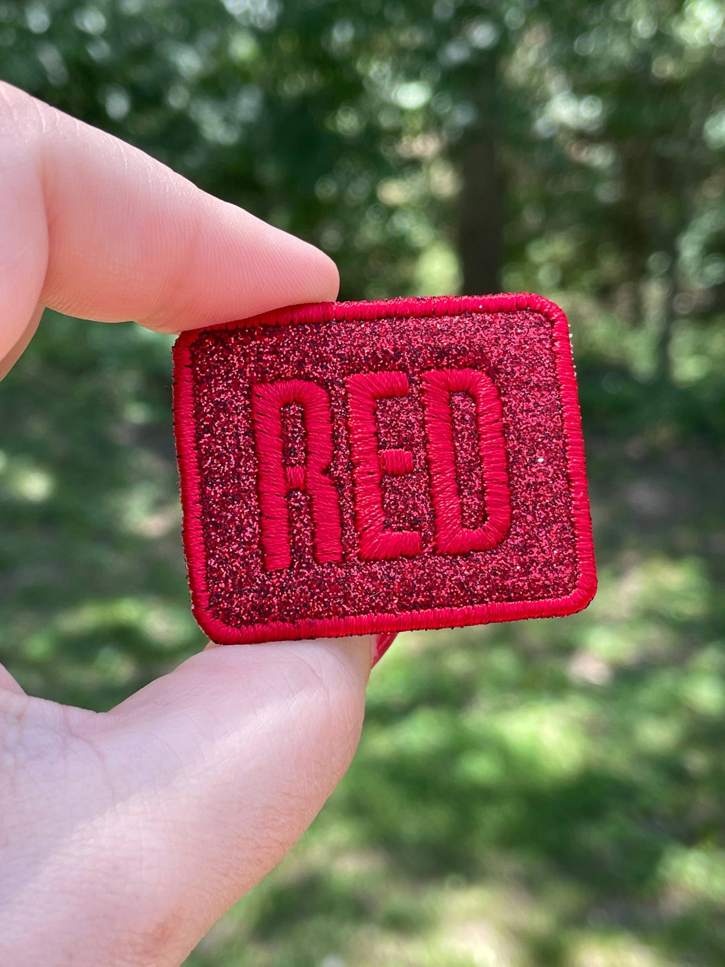 Swiftie “RED” Iron-On Patch