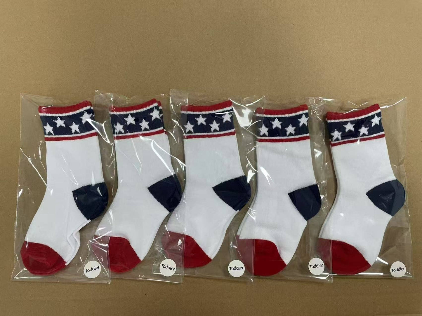 Stars and Stripes 4th of July Socks - Infant, Toddler, Youth & Adult Sizes