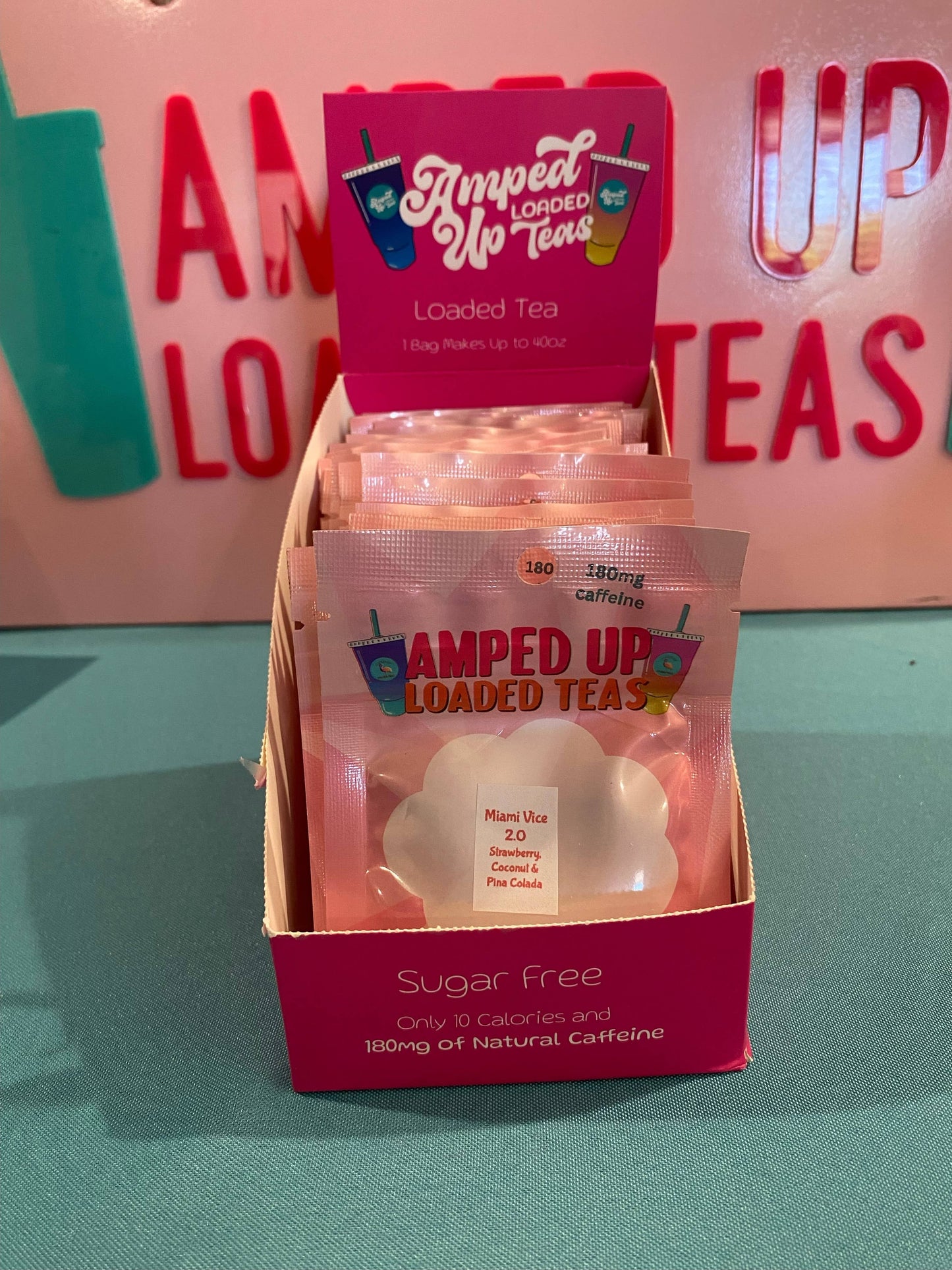 AMPED UP DISPLAY BOX - LOADED TEAS