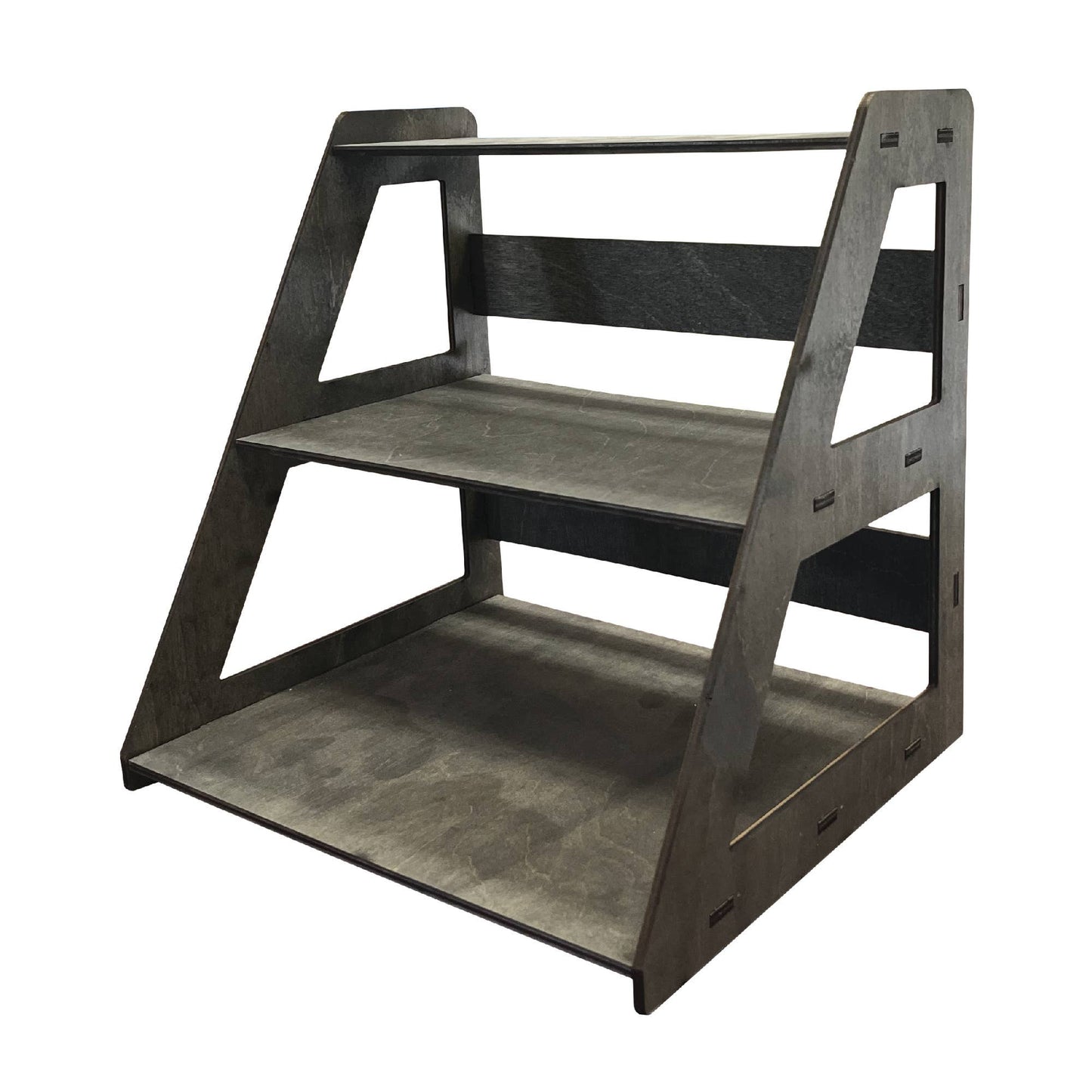 3-Tier Retail Table Display Stand with Shelves