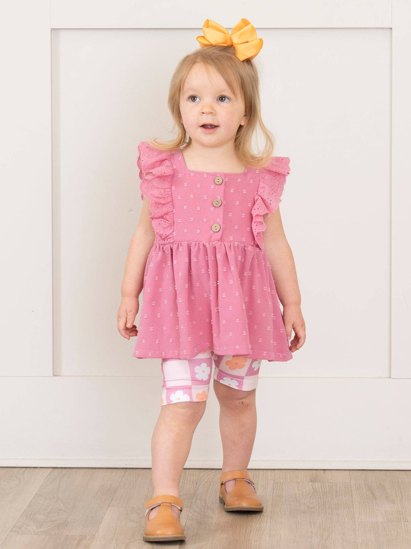 Daisy Checkers Ruffle Outfit