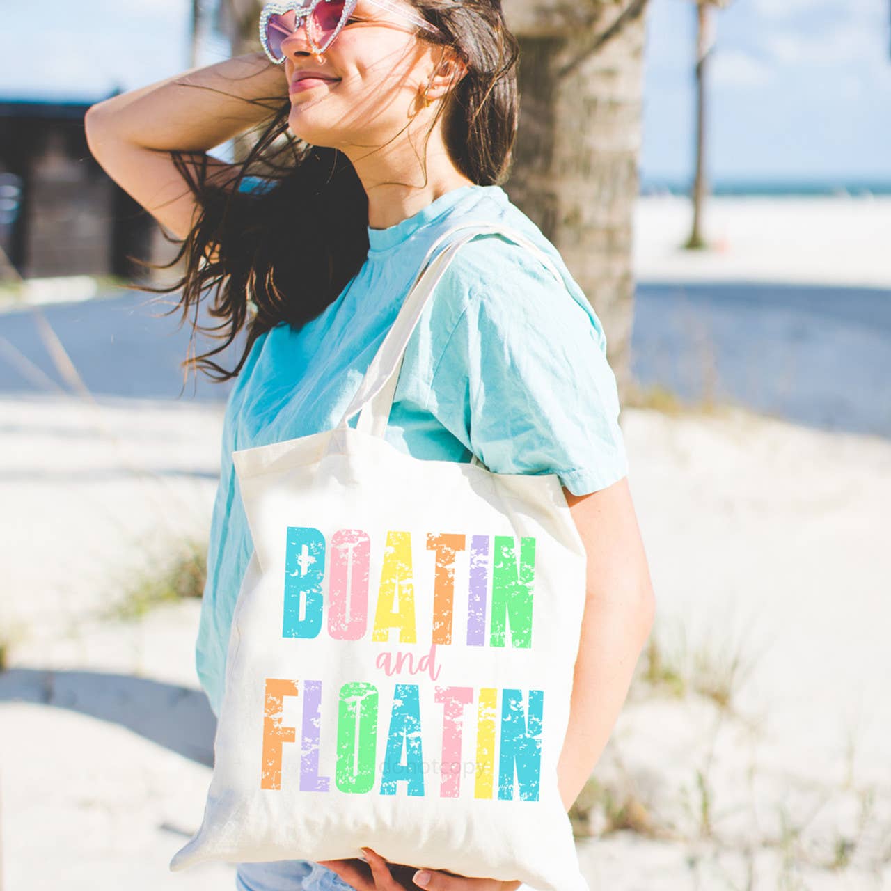 Distressed Boatin And Floatin DTF Heat Transfer