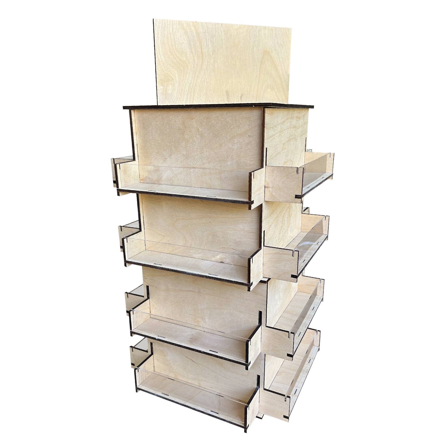 4-Sided Rotating Display Stand for Craft Shows, Trade Shows