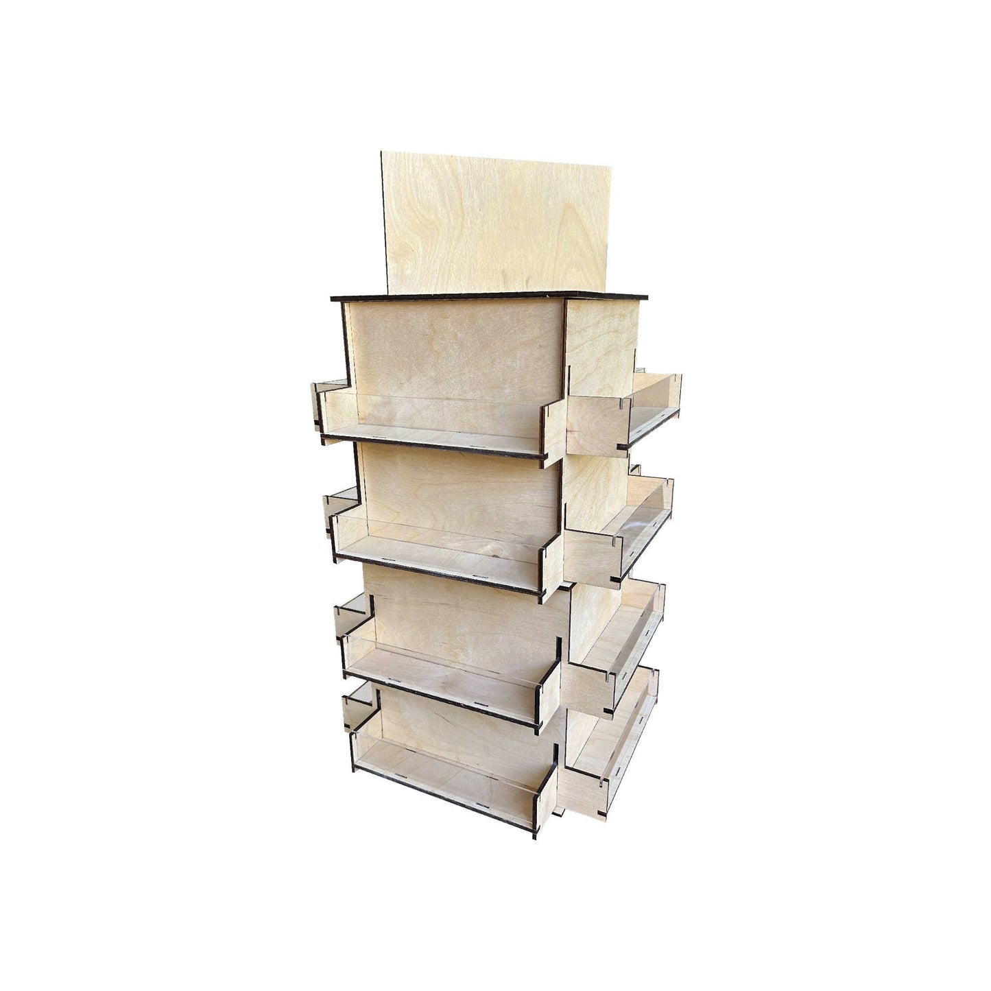 4-Sided Rotating Display Stand for Craft Shows, Trade Shows