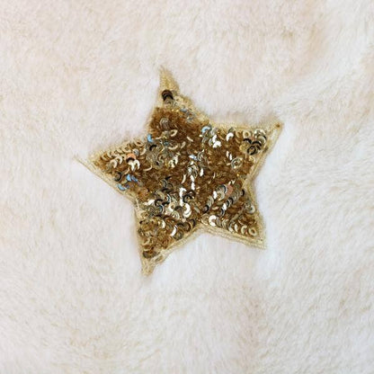 A50 91583 Sequin Star Furry Vest