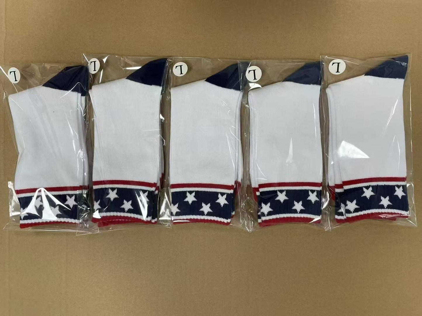 Stars and Stripes 4th of July Socks - Infant, Toddler, Youth & Adult Sizes