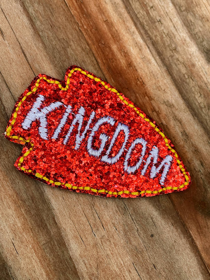 KC RED KINGDOM IRON-ON PATCH