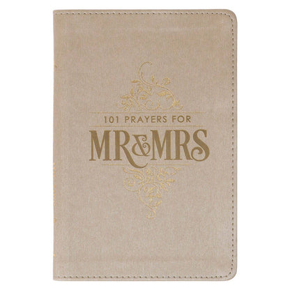 Gift Book 101 Prayers for Mr. & Mrs. Faux Leather