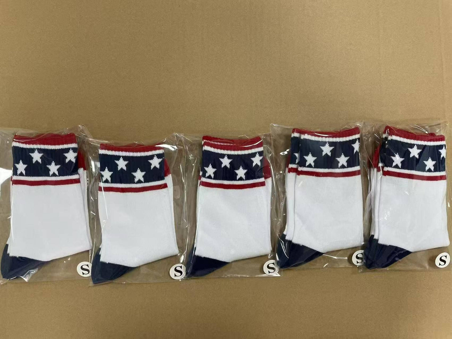 Stars and Stripes 4th of July Socks - Infant, Toddler, Youth & Adult Sizes