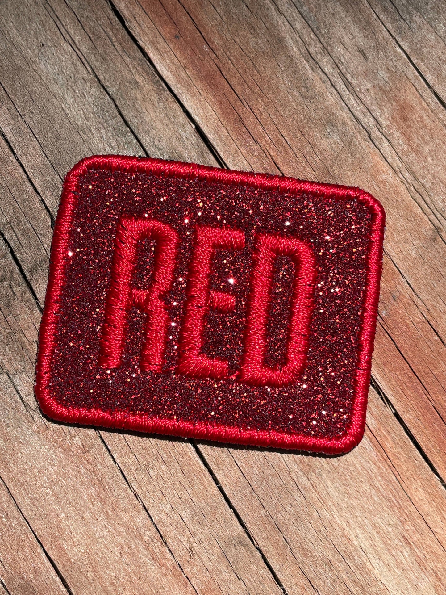 Swiftie “RED” Iron-On Patch