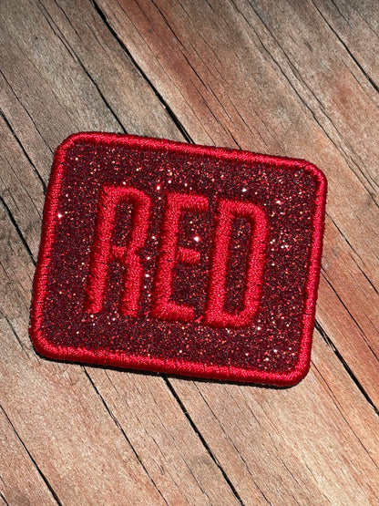 Swiftie “RED” Iron-On Patch