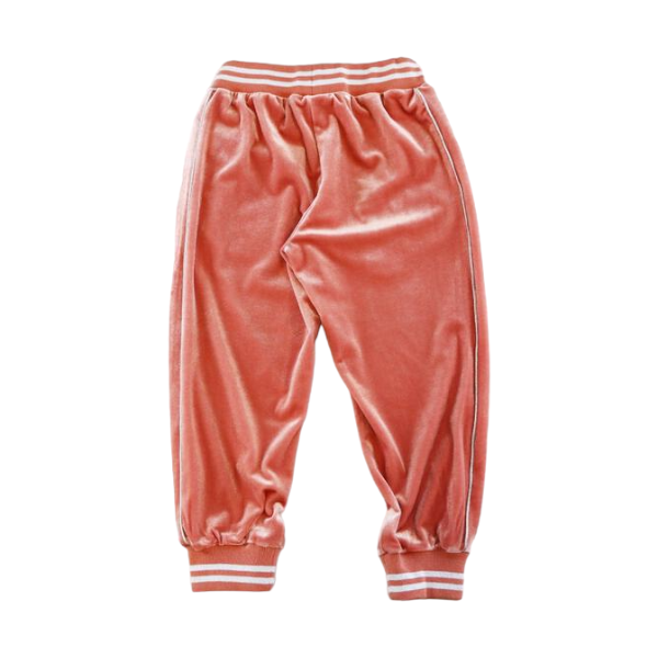 A30 14166 Silver Heart Velvet Tracksuit Set (2 Colors)