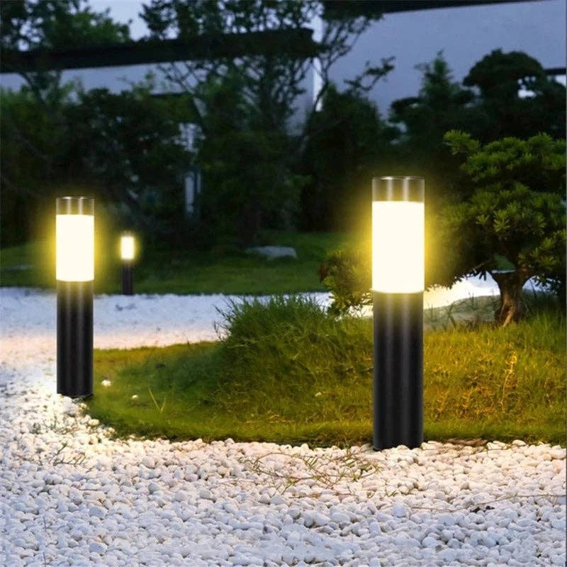 Modern Solar Pathway Lights 4-Piece Set