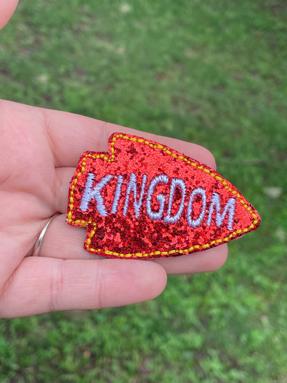 KC RED KINGDOM IRON-ON PATCH