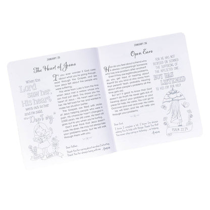 Kid Book Illustrated Devotional for Girls Softcover