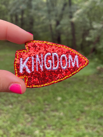 KC RED KINGDOM IRON-ON PATCH