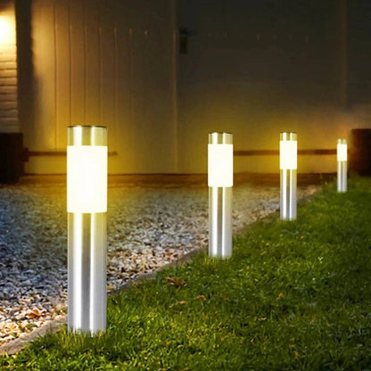 Modern Solar Pathway Lights 4-Piece Set