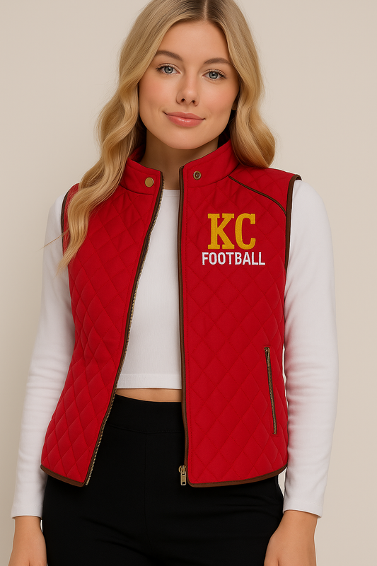 KC Football Arrowhead Vest